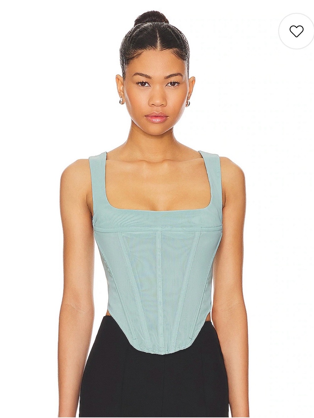 Miaou Campbell Corset in Tourmaline
